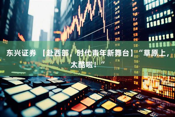 东兴证券 【赴西部，时代青年新舞台】“草原上，太酷啦！”