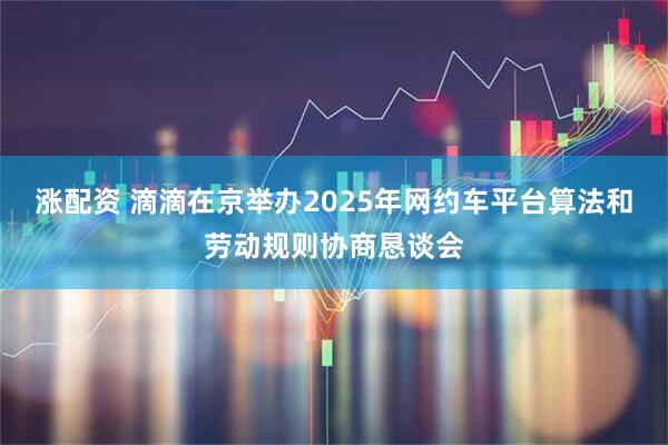 涨配资 滴滴在京举办2025年网约车平台算法和劳动规则协商恳谈会